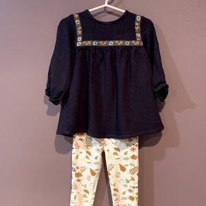 Fall Leaves Outfit - 2T